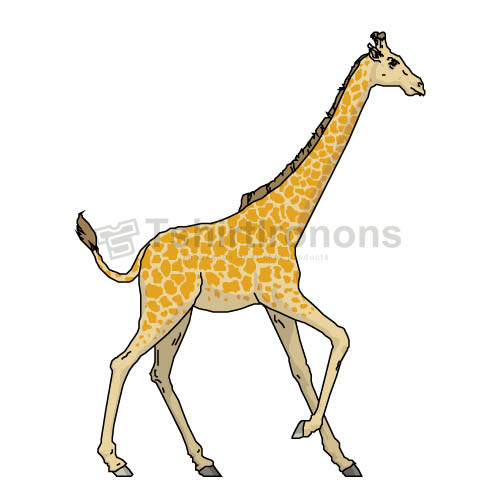 Giraffe T-shirts Iron On Transfers N8097 - Click Image to Close